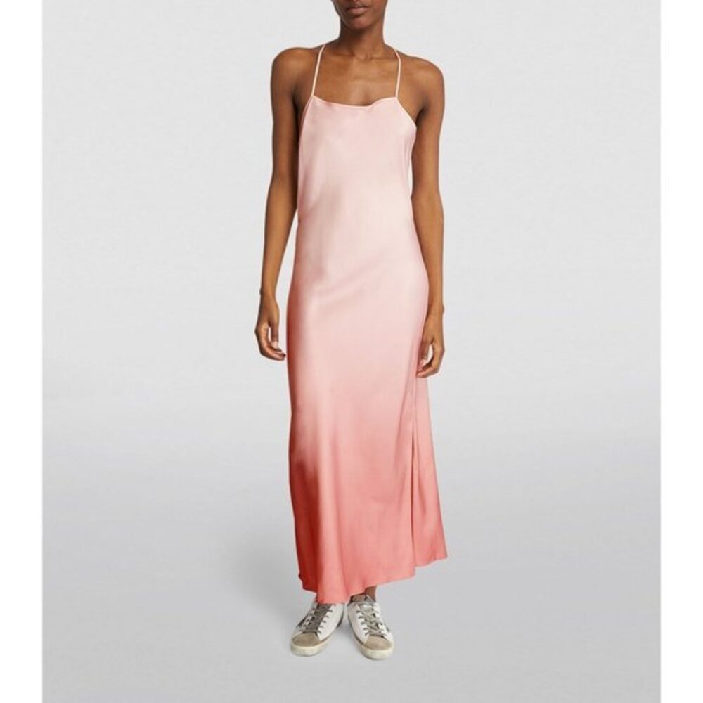 ALLSAINTS Ombré 2-in-1 pink Maxi Dress Size M